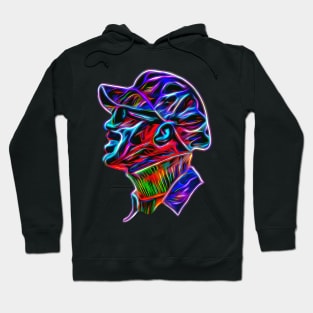 Stevie Wonder Colorful Pop Art Neon Style Hoodie